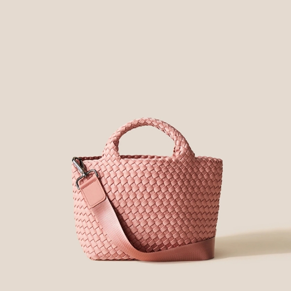 Naghedi St. Barths Small Tote in Dusk Pink